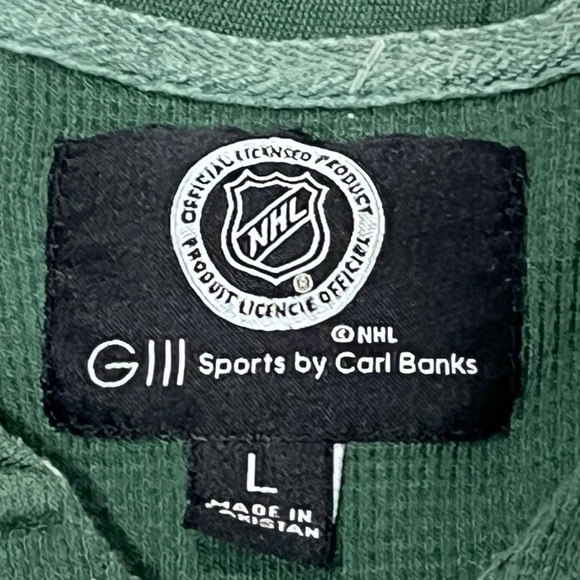 Minnesota Wild Retro NHL Hockey Thermal Large Long Sleeve Shirt Mens - Picture 5 of 5